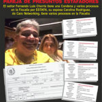 Luis Fernando Charris con su esposa y deudas